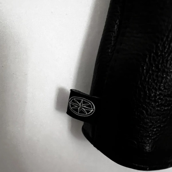 Yamaha Star Motorcycle Women’s XL Black Leather Vest Moto Jacket Tops - Picture 5 of 5